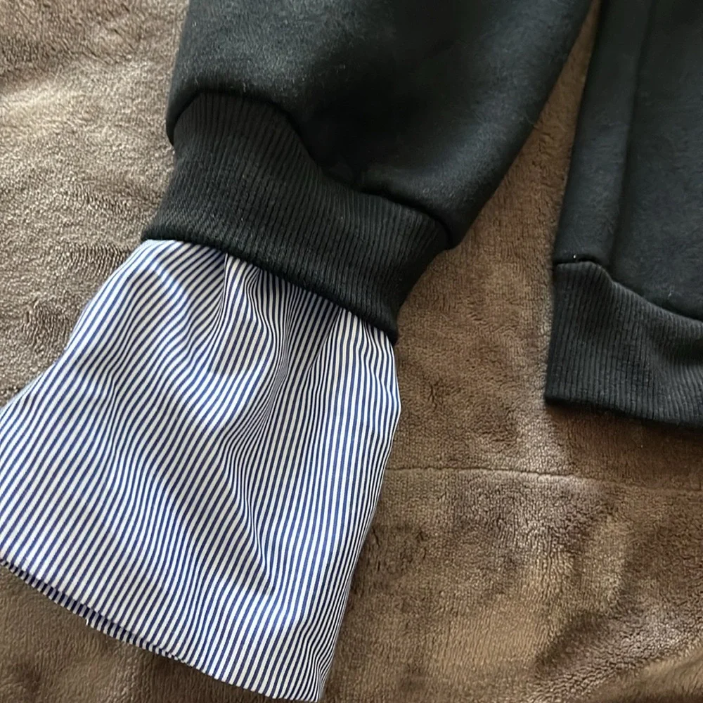 Heavyweight Stretch cotton sweatshirt with cuffs - sz S - Picture 9 of 9